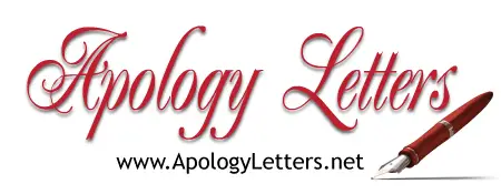 sample apology letters